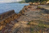 Talud yang Rusak Selama Tiga Tahun di Desa Foli