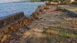 Talud yang Rusak Selama Tiga Tahun di Desa Foli