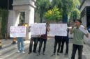 Saat Demo Berlangsung. (Photo: Ist)