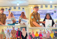 Saat penyaluran BLT dan Insentif yang berlangsung di Kantor Desa Todoli