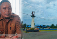 Photo: Dwi Cahyono/ Kadis Perhubungan Haltim. Insert: Terminal Subaim