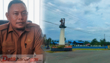 Photo: Dwi Cahyono/ Kadis Perhubungan Haltim. Insert: Terminal Subaim