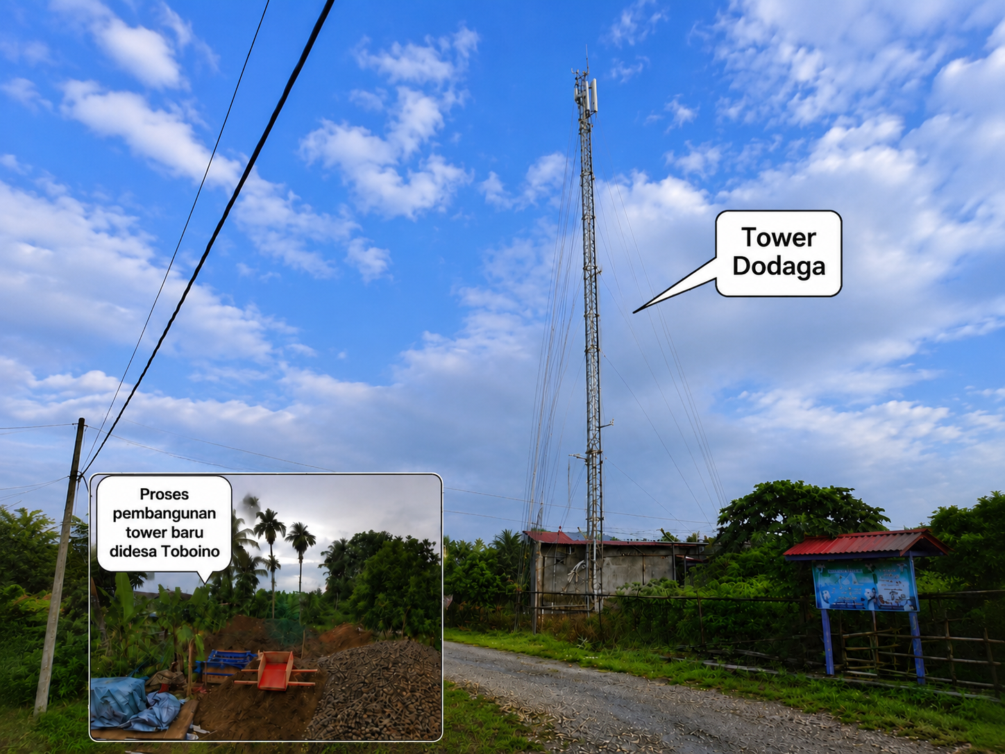 Upaya Konfirmasi Buntu, Benarkah Pemda Haltim Pilih Kasih soal Pembangunan Tower di Wasile Timur?