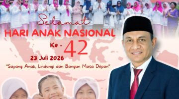 Peringati Hari Anak Nasional 2026, Kadis P2KBP3A Haltim Ajak Wujudkan Generasi Cerdas dan Terlindungi