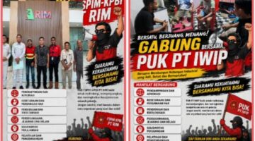 PUK PT IWIP dan PUK PT RIM Ajak Pekerja Perkuat Solidaritas Demi Hubungan Industrial yang Adil dan Bermartabat