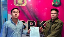 Mursid Ar Rahman saat melapor ke Polda Metro Jaya. (Photo: Ist)