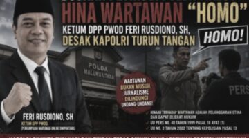 Dugaan Intimidasi Wartawan di Obi, PWOD Desak Kapolri Turun Tangan
