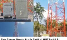 Tiga Tower Merah Putih Aktif di HUT ke-81 RI, Akses Komunikasi Warga Halteng Makin Terbuka