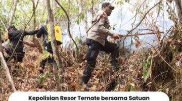 Asap Masih Mengepul, Personel Gabungan Kembali Berupaya Padamkan Karhutla di Tubo