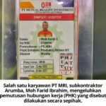 Karyawan PT MRI Keluhkan PHK Sepihak, Pengawasan Rakentrans Haltim Dipertanyakan IMG_20260824_183117
