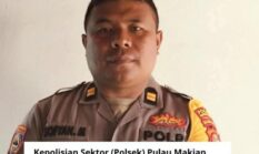 Polsek Pulau Makian Perketat Upaya Pencegahan Peredaran Miras Dan Sosialisai Tujuh Program Kapolda.
