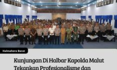 Kunjungan Di Halbar Kapolda Malut Tekankan Profesionalisme dan Pencegahan Miras