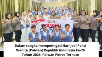 Goes to School Edukasi Pelajar Dalam Rangka Peringati Hari Jadi Polwan ke-78, Polwan