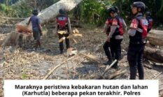 Cegah Karhutla Sat Samapta Polres Sula Insentifkan Patroli Edukasi Petani Hindari Kegitan Pembakaran Lahan