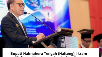 Bupati Ikram Tekankan Pengabdian Tenaga Kesehatan dalam Orasi Ilmiah Wisuda Universitas Tamalatea